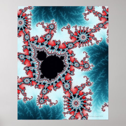 Mandelbrot 7 poster (Vorne)