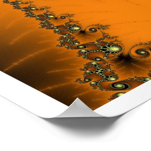 Mandelbrot #9 poster (Ecke)