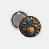 Mandelbrot-Ananas-Fraktal Magnet (Vorderseite/Rückseite)