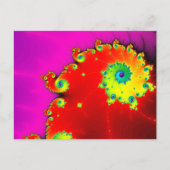 Mandelbrot Art Postcard Postkarte (Vorderseite)