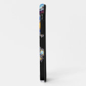 Mandelbrot blaues doppeltes gewundenes Fraktal Case-Mate iPhone Hülle (Hinten/Links)