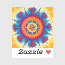 Mandelbrot Blume Burst Aufkleber