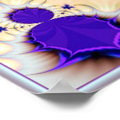 Mandelbrot Chakra Poster (Ecke)