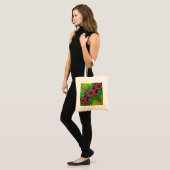Mandelbrot Color Explosion Budget Tasche (Vorderseite (Model))