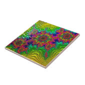 Mandelbrot Color Explosion Keramik Tile Fliese (Seite)