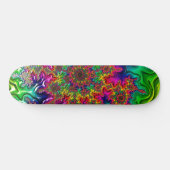 Mandelbrot Color Explosion Skateboard (Horizontal)