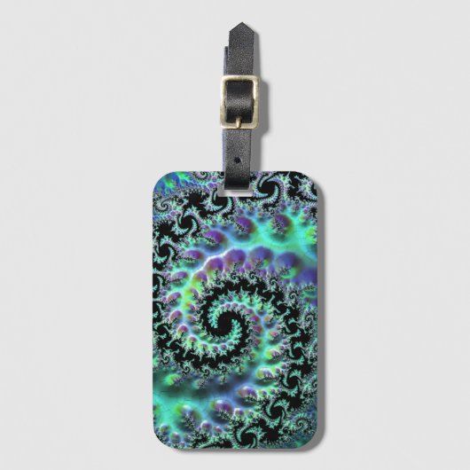 Mandelbrot Discovery Gepäcktag Gepäckanhänger (Vorderseite Vertikal)