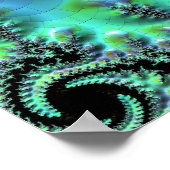 Mandelbrot Discovery mit Sphere Poster (Ecke)