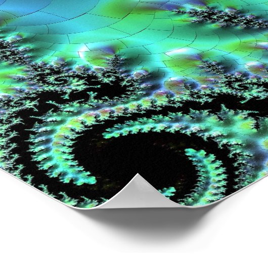 Mandelbrot Discovery mit Sphere Poster (Ecke)