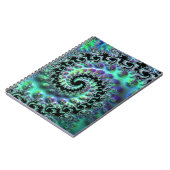 Mandelbrot Discovery Spiral Notebook Notizblock (Linke Seite)