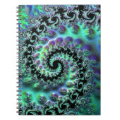 Mandelbrot Discovery Spiral Notebook Notizblock (Vorderseite)
