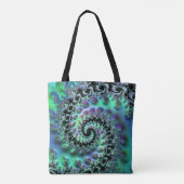 Mandelbrot Discovery Tote Bag Tasche (Rückseite)