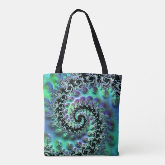 Mandelbrot Discovery Tote Bag Tasche (Rückseite)