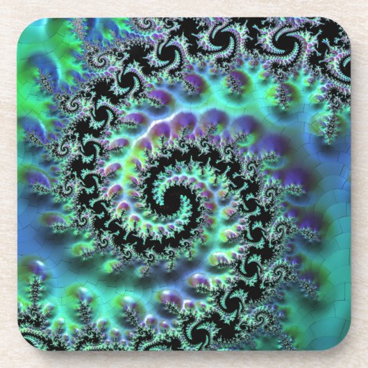 Mandelbrot Discovery Untersetzer (Vorderseite)