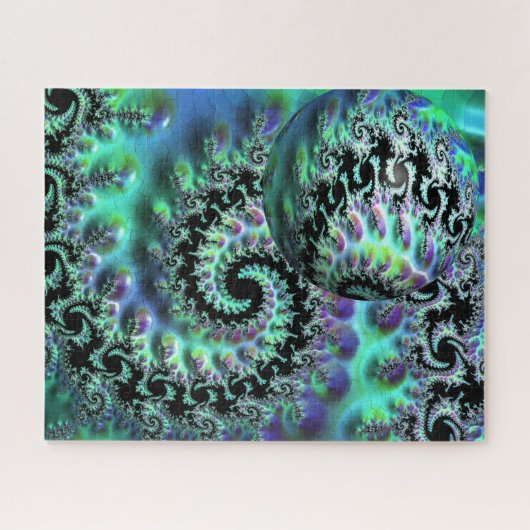 Mandelbrot Discovery with Sphere Jigsaw Puzzle (Horizontal)