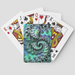 Mandelbrot Discovery with Sphere Playing Cards Spielkarten