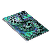 Mandelbrot Discovery with Sphere Spiral Notebook Notizblock (Rechte Seite)