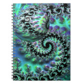 Mandelbrot Discovery with Sphere Spiral Notebook Notizblock (Vorderseite)