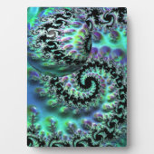 Mandelbrot Discovery with Sphere Tabletop Plaque Fotoplatte (Vorderseite)