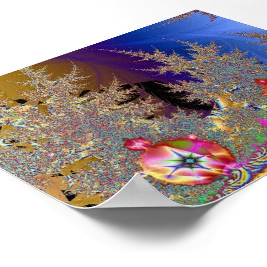 Mandelbrot Forest Poster (Ecke)