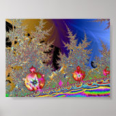 Mandelbrot Forest Poster (Vorne)