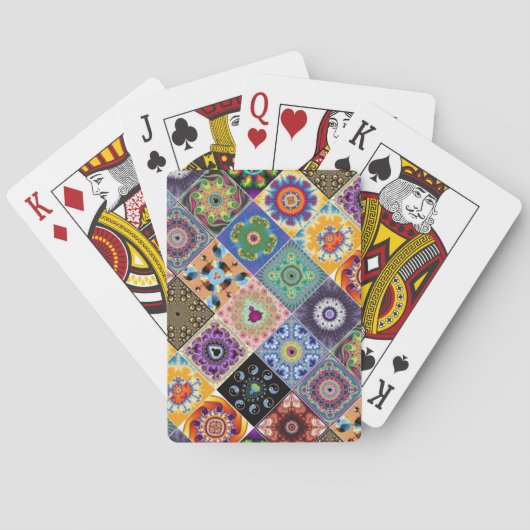 Mandelbrot fractals spielkarten (Rückseite)