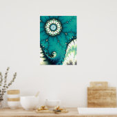 Mandelbrot Fractalscape Poster (Küche)
