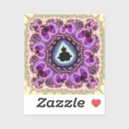 Mandelbrot Fraktal Art Design Aufkleber