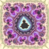 Mandelbrot Fraktal Art Design Aufkleber (Vorderseite)