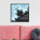 Mandelbrot Fraktal art Leinwanddruck (Insitu (Wohnzimmer))