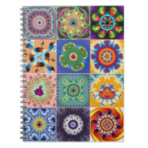 Mandelbrot Fraktal Collage Notebook