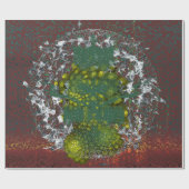 Mandelbrot-Fraktal Geschenkpapier (Flach)