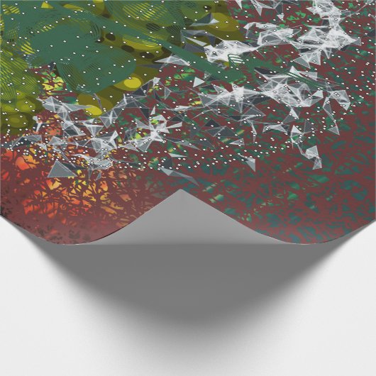 Mandelbrot-Fraktal Geschenkpapier (Ecke)