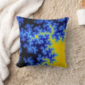 Mandelbrot Fraktal Ice Crystal Pattern Kissen (Decke)