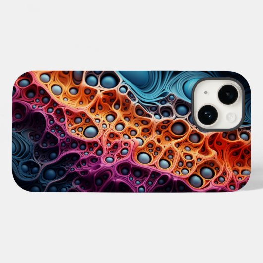 Mandelbrot Fraktal Julia Set Case-Mate iPhone Hülle (Rückseite (Horizontal))