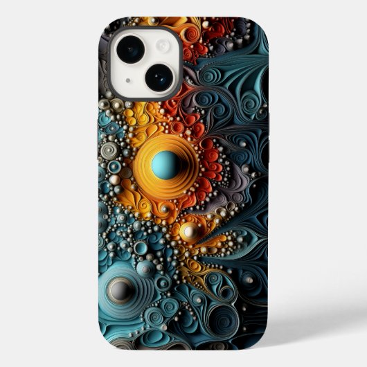 Mandelbrot Fraktal Julia Set Case-Mate iPhone Hülle (Rückseite)