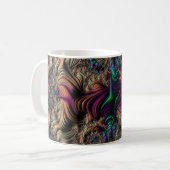 Mandelbrot Fraktal Kaffeetasse (Vorderseite Links)