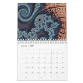 Mandelbrot Fraktal Kalender (Jan 2027)