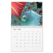 Mandelbrot Fraktal Kalender (Mär 2026)