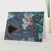 Mandelbrot-Fraktal Karte (Vorderseite)