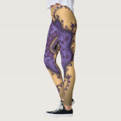 Mandelbrot Fraktal-Kunst-Druck Leggings (Links)