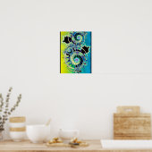 Mandelbrot-Fraktal-Kunst Poster (Küche)