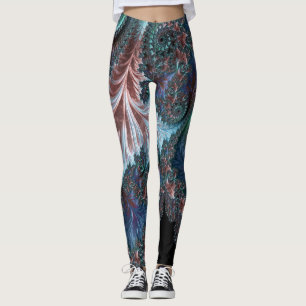 Mandelbrot-Fraktal Leggings