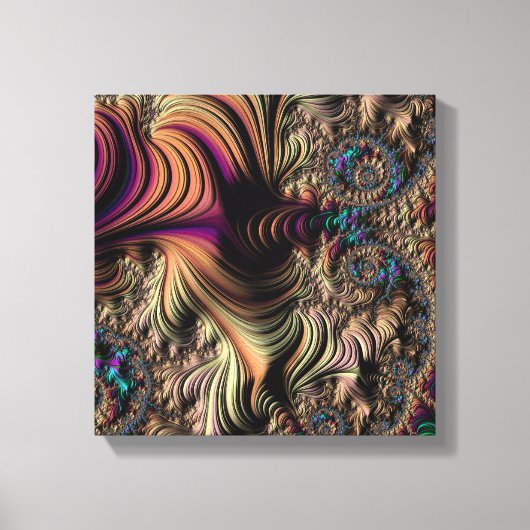 Mandelbrot Fraktal Leinwanddruck (Vorderseite)