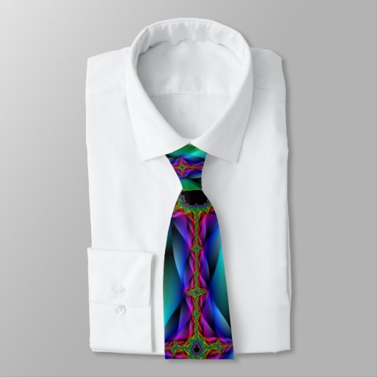 Mandelbrot Fraktal Necktie Krawatte (Gebunden)