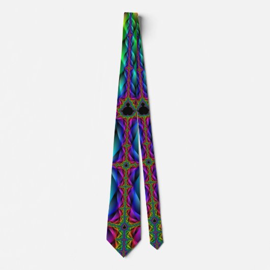 Mandelbrot Fraktal Necktie Krawatte (Vorderseite)