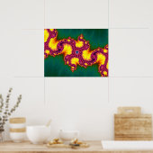 Mandelbrot Fraktal Poster (Küche)