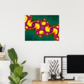 Mandelbrot Fraktal Poster (Heimbüro)