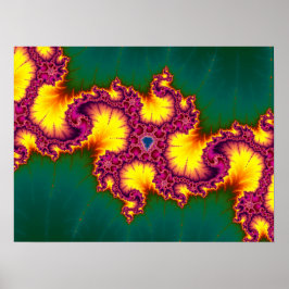 Mandelbrot Fraktal Poster