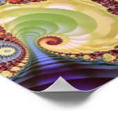 Mandelbrot-Fraktal Poster (Ecke)